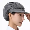 Chapéu de Malha Respirável para Alimentos para Homens e Mulheres, Oficina de Fábrica Cozinha Anti-Queda de Cabelo Touca Contra Poeira Chapéu de Trabalho Verão