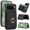 Adecuado para Funda de Teléfono Móvil Google Pixel 11Proxl, Funda de Cuero con Hebilla de Anillo Google 10/9, Funda Protectora tipo Cartera