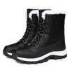 Botas de senderismo calientes de comercio exterior para mujer, botas de nieve, zapatos de exterior de caña alta, zapatos de senderismo