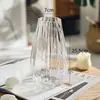Jarrón de Vidrio de Gama Alta para Celebridades de Internet Decoración Arreglo Floral para Sala de Estar Estilo Ins Flores de Tulipan Transparentes Cultivo en Agua Vertical Hidropónico Flor