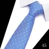 Corbata para Hombre para Negocios y Boda, Rayas Jacquard Puntos Flecha Formal Poliéster Seda para Novio y Padrino