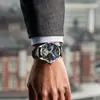 6556 Reloj Mecánico Mar Estelar Automático Luminoso Resistente al Agua Atmósfera Reloj para Hombre
