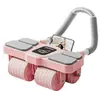 Rueda Abdominal Inteligente de Cuatro Ruedas Automática de Alto Rebote Tipo Soporte de Codo Rueda de Entrenamiento de Músculos Abdominales para Fitness en Casa Rodillo Abdominal