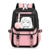 Nueva mochila escolar de dibujos animados, multifuncional, de gran capacidad, para ordenador de hombre.
