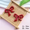 Gato Rojo Angora Pez Gato Acrílico Accesorios DIY Funda de Teléfono Celular Zapatos con Agujero Parche Pasador Material para Accesorios del Cabello