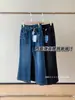 Salvador modelador de pernas~Jeans cropped de cintura alta com stretch em quatro direções, modelador, alta elasticidade, bordado, microflare, novo estilo de outono para mulheres