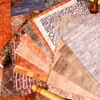 Pegatinas de Pared Transfronterizas Pegatinas de Material Decorativo Creativas DIY Hecho a Mano Fondo Collage Cuaderno de Mano Paquete de Pegatinas para Paisajismo