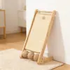 Placa de Arranhar Gato de Sisal, Madeira Maciça, Resistente ao Desgaste, Não Solta Fiapos, Placa Vertical para Arranhar Gato, Tapete de Arranhar Gato, Arranhador de Gato, Corda de Sisal, Brinquedo para Gato
