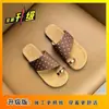 2026 Verano Ropa para Exteriores Vacaciones en la Playa Chanclas Estilo Coreano Moda Estilo Hada Sandalias de Tira Plana Suela Suave