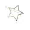 Conjunto creativo de horquillas para el cabello, horquilla de amor con estrella de cinco puntas, horquilla de aleación de comercio exterior, horquilla geométrica con estrella y círculo