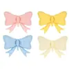 Nuevos globos pequeños de papel de aluminio de color sólido con forma de lazo de tamaño grande para decoraciones de fiesta de cumpleaños infantil para niñas