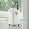 Maleta Estilo Eazz Mismo para Mujeres 20 pulgadas Equipaje de Mano Maleta de Trolley de Viaje 26 pulgadas Gran Capacidad Estudiante Contraseña Estuche de Cuero