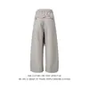 Pantalones retro bordados de moda estilo americano para mujer y hombre, pantalones acampanados de diseño americano para verano, pantalones casuales a rayas de alta costura