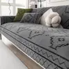 Cojín de Sofá Recto Estilo Minimalista Moderno 2026 Nuevo Chenille Tela para Funda de Sofá Cuatro Estaciones Resistente a Arañazos de Gato Toalla de Respaldo