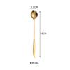 Cuchara de hoja de acero inoxidable creativa, tenedor, cuchara para mezclar café, cuchara de pétalos para el hogar, postre, fruta, tenedor, cuchara de regalo
