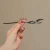 Grampo de Cabelo Flor com Franja para Mulheres, Novo Estilo Chinês, Grampo de Cabelo de Alto Padrão de Nicho Estilo Antigo, Acessório de Cabelo para Hanfu e Qipao