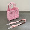 Bolsa de comercio exterior 2025 e-commerce moda nueva playa impermeable pequeña cuadrada bolsa de agujeros EVA bolso de mano bolso de hombro