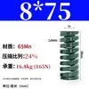 Molde de Resorte de Compresión de Primavera Verde Molde de Resorte Doméstico 65Mn Resorte Tf Alambre Plano de Alta Resistencia Compresión Estándar Japonés Resorte Rectangular