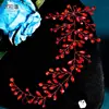 Youlapan Cinto de Strass para Noiva Transfronteiriço Vestido Vermelho com Strass Brilhante Acessórios para Festa à Noite Festa de Aniversário Sh21