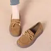 Otoño 2026 Nuevos Zapatos Birkenstock para Mujer Punta Redonda Cómodos Planos Mocasines de Moda Versátiles Casuales Antideslizantes Zapatos para Mujer