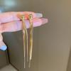 Anillo de pigmento plateado exagerado europeo y americano Aguja de plata aretes encantadores estilo frío aretes de moda personalidad de lujo ligero aretes de alta gama