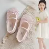 Zapatos de Malla con Lunares Lindos para Niñas 2026 Primavera/Verano Pequeños, Medianos y Grandes Zapatos de Princesa con Lazo Mocasines de Rendimiento