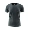 Camiseta Deportiva de Manga Corta con Cuello Redondo Amazon para Hombre, para Fitness, Running, Deporte, que Absorbe la Humedad, que Absorbe el Sudor, Sensación Fresca, Transpirable