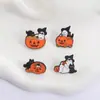 Serie de Halloween Nueva Personalizada Transfronteriza Broches Periféricos Calabaza Dibujos Animados Creativos Fantasma Accesorios Metálicos Insignias