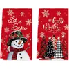 Paños de limpieza creativos con temática navideña de Amazon transfronterizos, manteles para el hogar y la cocina, paños de cocina y paños decorativos navideños