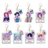 Llavero Colgante de Acrílico DIY Caricatura Anime Estrella Foto Periférico Estudiante Bolso Escolar Accesorios de Regalo Bolsa