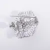 Broche de Flor Exquisito Estilo Coreano Novo Simples Luxo Leve Versátil Corsage de Alta Qualidade Tridimensional Pin para Roupa de Blazer de Terno