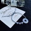 Pulsera de calcedonia blanca Qiaoen, estilo nacional para niña, con hebilla de seguridad, pulsera de jade natural, regalo retro de lujo ligero para novia