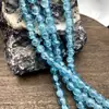 Nuevas Cuentas de Vidrio Azul Hielo Agrietado, Cuentas Explosivas, Material Popular Hecho a Mano para Pulsera Collar con Cuentas, Productos Semiacabados