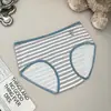 Calcinhas de Algodão Puro com Estampa Nova para Mulheres, Forro 100% Algodão, Forro Antibacteriano Feminino, Calcinhas Triângulo Respiráveis Amigas da Pele para Meninas, Atacado
