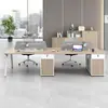 Mesa de conferencias de oficina estaciones de trabajo para personal de oficina escritorios de oficina mamparas de oficina simples y modernas estaciones de trabajo escritorios para computadora