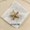 Pinza para el pelo de estrella de mar minimalista transfronteriza para mujer, pasador de aleación para recogidos, pinza de tiburón grande, accesorio para el cabello de alta gama