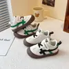 Zapatos Forrest Gump para Niños 2026 Primavera y Otoño Nuevo Estilo Tenis para Niños y Niñas con Velcro Zapatos Casuales para Bebé Versión Coreana Zapatos de Entrenamiento Alemanes