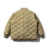 Northern Frontier Estilo Americano de Moda Marca 2025 Invierno Nuevo Estilo Patrón de Calabaza Chaqueta de Algodón Hombre Bolsillo Grande Abrigo de Algodón Cuello Alto Chaqueta Acolchada de Algodón
