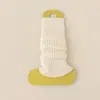 Polainas de Felpa de Punto Grueso Calcetines Holgados de Otoño e Invierno Polainas de Punto para Mujer Estilo Coreano Color Sólido Cálidos Versátiles Calcetines de Lana para Pantorrilla