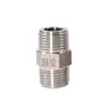 Conector de Cobre de 4 Puntos, Conector Roscado de Cobre de 4 Puntos con Rosca Externa, Conector Interno de Cobre con Doble Rosca Externa, Accesorios de Plomería Directos de 1/2 para Tubería de Suministro de Agua
