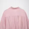 ZR Ropa europea y americana para mujer comercio exterior transfronterizo 2026 nueva primavera holgada versátil moda casual camisa corta