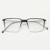 6031 Retro Titanio Ultra-Ligero Montura Cuadrada para Mujer Cómoda Plástico Acero Montura para Gafas de Miopía Estudiante Moda para Hombre Se Puede Equipar con Graduación