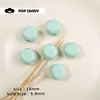 Accesorios para Joyería DIY de Acrílico con Agujero Grande Accesorios de Resina para Ropa Agujero Recto Material para Ensartar Cuentas Sueltas Tejidas