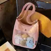 Bolso Cruzado Transparente de Alta Calidad Estilo Universitario Versátil de Gran Capacidad para Chicas, Bolso Ita, Bolso de Hombro 2026