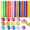 Pulsera de Neopreno de Color Sólido con Estampado de Terciopelo, de Venta Caliente Transfronteriza, en Stock, Pulsera Reflectante para Exteriores, Pulsera Fluorescente, Pulsera de Neopreno Luminosa para Niños