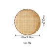 Estante para Snacks de Bambú, Cesta de Frutas, Estante de Almacenamiento Multicapa Tejido a Mano, Cesta de Almacenamiento China, Bandeja de Bambú Decoración de Boda