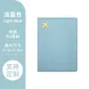 Amazon stock puntual esquina superior izquierda avión pasaporte libro cubierta protectora cuero PU portapasaporte clip para pasaporte engrosado