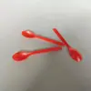 Cuchara de plástico desechable para polvo cuchara para degustación de postres cuchara para gelatina cuchara para polvo de medicina cuchara para helado cuchara para té de leche cuchara mezcladora cuchara