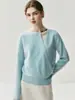 Frontera de la Moda~ Suéter de Cachemira con Cuello Cruzado Asimétrico para Mujer, Capa Base Pullover, Ropa de Punto de Lana Moderna y Encantadora
