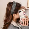 Diadema Retro de Color Sólido Simple Estilo Coreano de Lana Sintética, Ambiente de Otoño e Invierno, Nueva Diadema Versátil de Uso Diario de Punta Alta para Mujeres